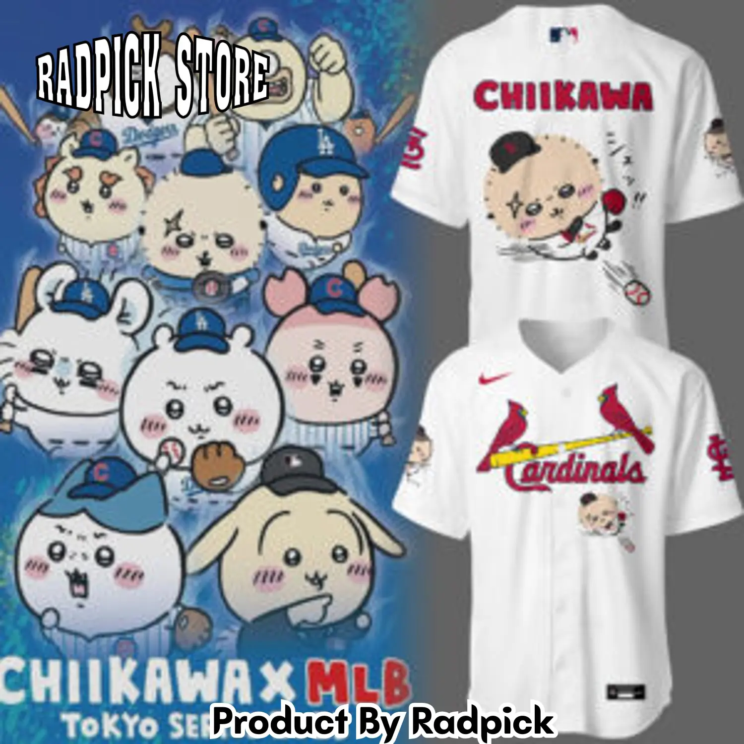 Radpick st louis cardinals mlb  nike limited chiikawa x cardinals baseball baseball jersey rp12748